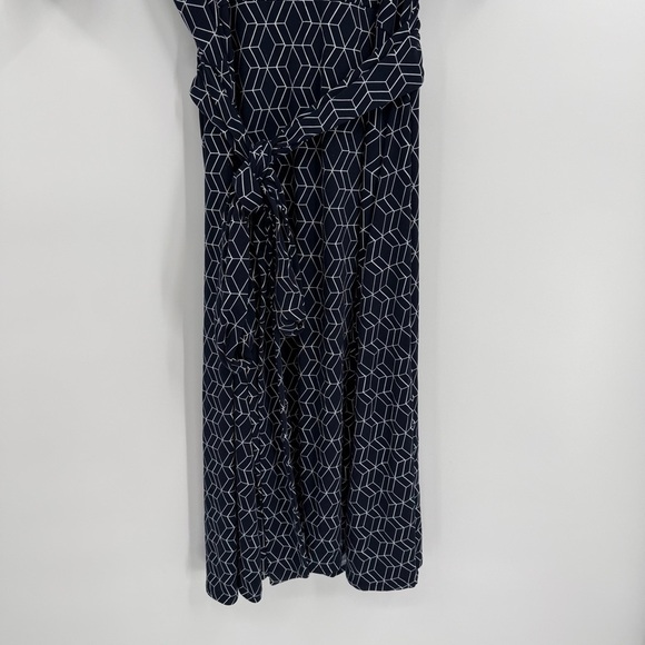 41 Hawthorn Kaitlyn Woman’s Plus Size 2X Navy Midi A Line Fit /Flare dress - Picture 9 of 11